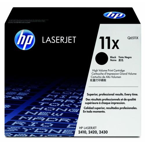 Toner laser hewlett packard laserjet 2400dn/2410/2420, 11x negro