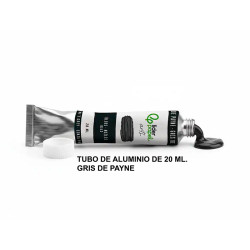 Pintura al óleo liderpapel, tubo de aluminio de 20 ml. gris de payne