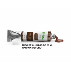 Pintura al óleo liderpapel, tubo de aluminio de 20 ml. marrón oscuro