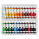 Pintura al óleo liderpapel, tubos de aluminio de 12 ml. caja de 24 colores surtidos