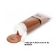 Pintura acrílica liderpapel, tubo de plástico de 60 ml. marrón