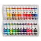 Pintura acrílica liderpapel, tubos de aluminio de 12 ml. caja de 24 colores surtidos