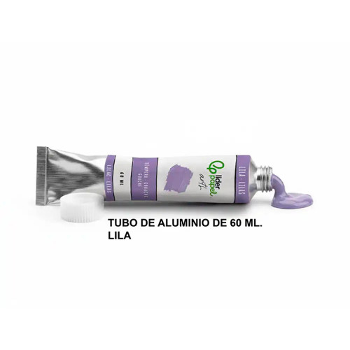 Témpera liderpapel, tubo de aluminio de 60 ml. lila