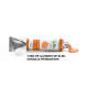 Témpera liderpapel, tubo de aluminio de 60 ml. naranja permanente