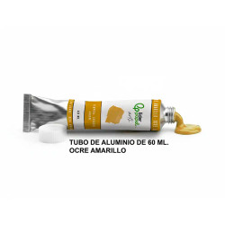 Témpera liderpapel, tubo de aluminio de 60 ml. ocre amarillo