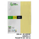 Papel liderpapel color, din a4, 80 grs/m². amarillo, paquete de 100 hojas