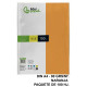 Papel liderpapel color, din a4, 80 grs/m². naranja, paquete de 100 hojas