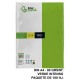Papel liderpapel color, din a4, 80 grs/m². verde intenso, paquete de 100 hojas