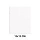 Bastidor con lienzo de tela 100% de algodón liderpapel, 12x12 cm.