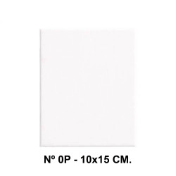 Bastidor con lienzo de tela 100% de algodón liderpapel, nº 0p - 10x15 cm.