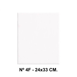 Bastidor con lienzo de tela 100% de algodón liderpapel, nº 4f - 24x33 cm.