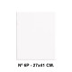 Bastidor con lienzo de tela 100% de algodón liderpapel, nº 6p - 27x41 cm.