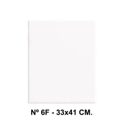 Bastidor con lienzo de tela 100% de algodón liderpapel, nº 6f - 33x41 cm.