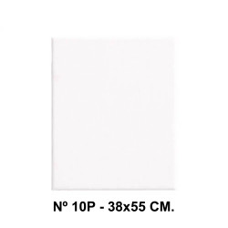 Bastidor con lienzo de tela 100% de algodón liderpapel, nº 10p - 38x55 cm.