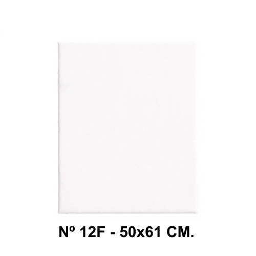 Bastidor con lienzo de tela 100% de algodón liderpapel, nº 12f - 50x61 cm.