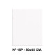 Bastidor con lienzo de tela 100% de algodón liderpapel, nº 15p - 50x65 cm.