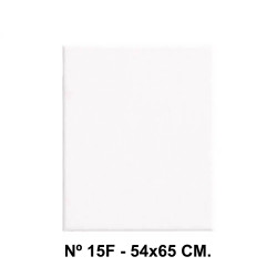 Bastidor con lienzo de tela 100% de algodón liderpapel, nº 15f - 54x65 cm.