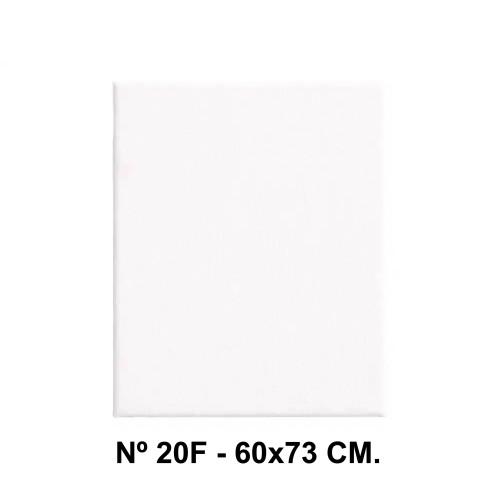 Bastidor con lienzo de tela 100% de algodón liderpapel, nº 20f - 60x73 cm.