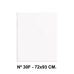Bastidor con lienzo de tela 100% de algodón liderpapel, nº 30f - 72x93 cm.