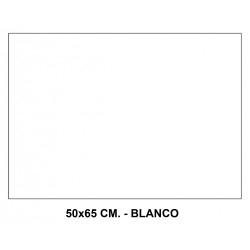 Cartulina canson iris, 50x65 cm. 185 grs/m². blanco
