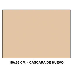 Cartulina canson iris, 50x65 cm. 185 grs/m². cáscara de huevo