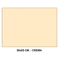 Cartulina canson iris, 50x65 cm. 185 grs/m². crema