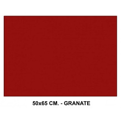 Cartulina canson iris, 50x65 cm. 185 grs/m². granate
