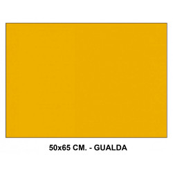 Cartulina canson iris, 50x65 cm. 185 grs/m². gualda
