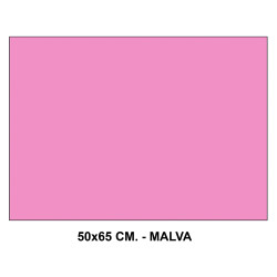 Cartulina canson iris, 50x65 cm. 185 grs/m². malva