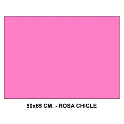 Cartulina canson iris, 50x65 cm. 185 grs/m². rosa chicle
