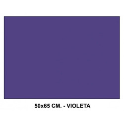 Cartulina canson iris, 50x65 cm. 185 grs/m². violeta