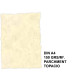Papel pergamino con bordes troquelados michel en formato din a-4 de 150 grs/m². color parchment topacio, paquete de 25 hojas.