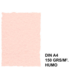 Papel pergamino michel en formato din a-4 de 150 grs/m². color humo, paquete de 25 hojas.