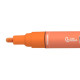 Rotulador acrílico liderpapel acrylic, 3 mm. naranja