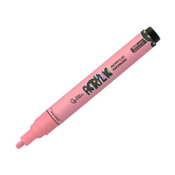 Rotulador acrílico liderpapel acrylic, 3 mm. rosa sakura