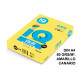 Papel iq color intenso, din a4, 80 grs/m². amarillo canario, paquete de 500 hojas