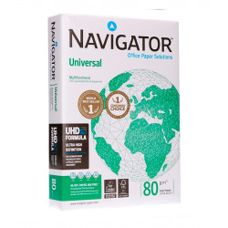 Papel navigator universal, din a4, 80 grs/m². paquete de 500 hojas