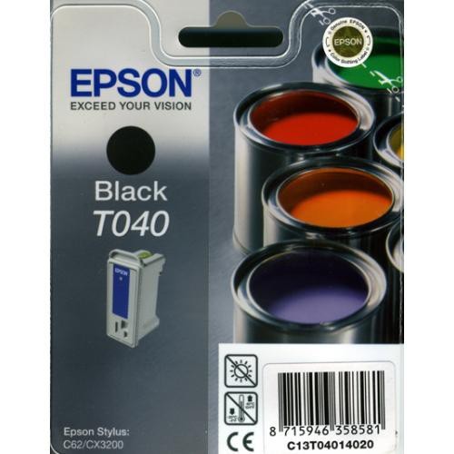 Cartucho ink-jet epson stylus c62/cx3200 negro.