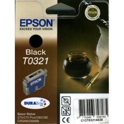 Cartucho ink-jet epson stylus c70/c70+/c80/c82/cx5200/cx5400 negro.