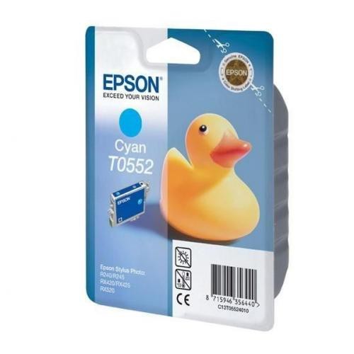 Cartucho ink-jet epson stylus photo r240/r245/rx420, t0552 cyan