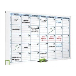 Planning mensual magnético nobo performance, 60x90 cm.