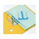 Clip capiclass b rexel, azul claro, caja de 50 uds.