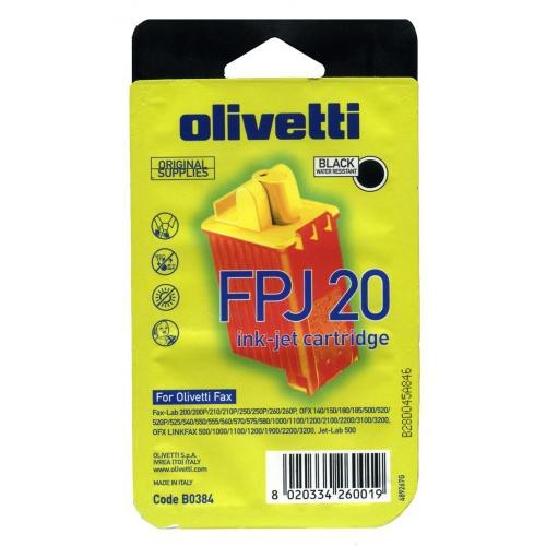 Cartucho ink-jet olivetti jp150/fpj20 negro.