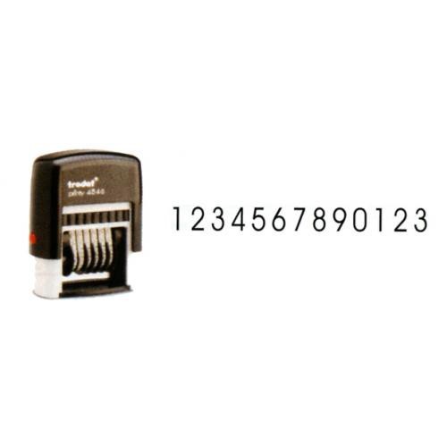 Numerador trodat printy 48313, 13 bandas de 3 mm.