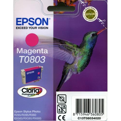 Cartucho ink-jet epson stylus photo p50/px650/px660, t0803 magenta
