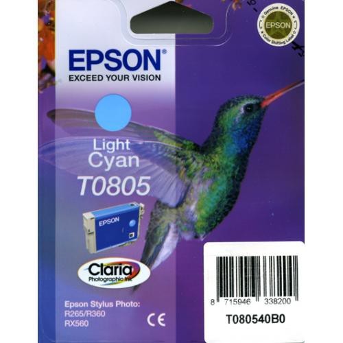 Cartucho ink-jet epson stylus photo p50/px650/px660, t0805 cyan claro