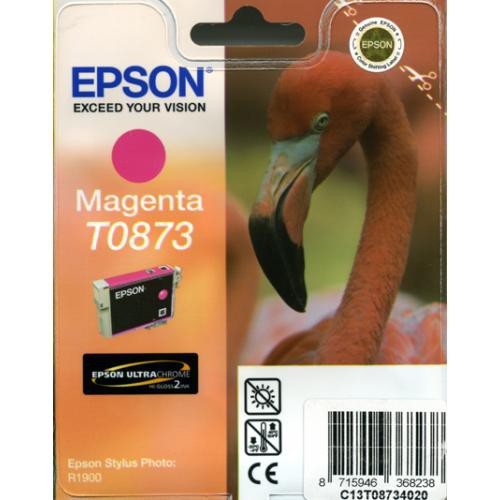 Cartucho ink-jet epson stylus photo r1900, t0873 magenta