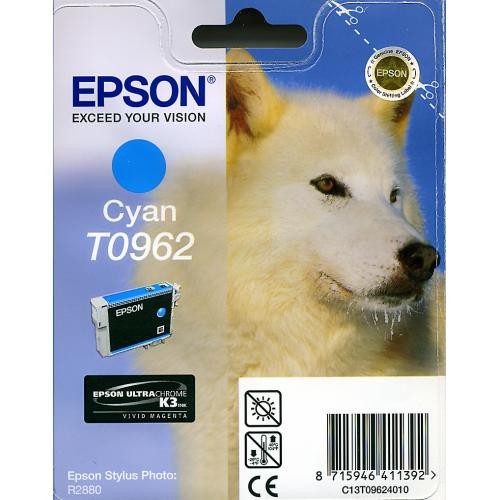 Cartucho ink-jet epson stylus photo r2880, t0962 cyan