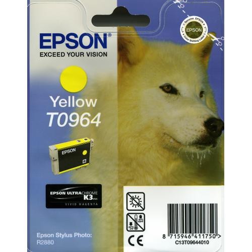 Cartucho ink-jet epson stylus photo r2880, t0964 amarillo