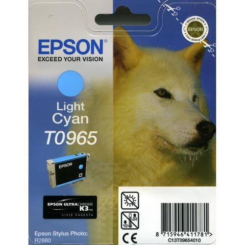 Cartucho ink-jet epson stylus photo r2880, t0965 cyan claro